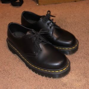Dr. Martens 1461 Bex Smooth Leather Oxford Shoes - Size US Women 8